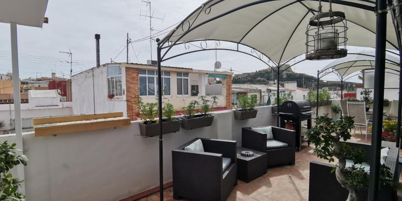 Apartament Amazing Penthouse With Views To The Castle Alicante Zewnętrze zdjęcie